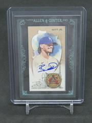 Bobby Witt Jr. [Black] Baseball Cards 2023 Topps Allen & Ginter Mini Framed Autographs Prices