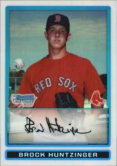 Brock Huntzinger [Gold Refractor] #BCP184 Baseball Cards 2009 Bowman Chrome Prospects Prices