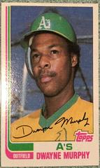 Dwayne Murphy #29 Baseball Cards 1982 Topps Prices