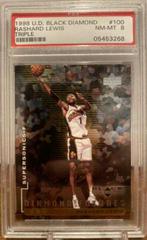 Rashard Lewis [Triple] Basketball Cards 1998 Upper Deck Black Diamond Prices
