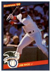 Jim Rice #16 Baseball Cards 1986 Donruss All Stars Prices
