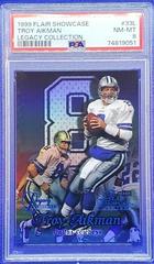 Troy Aikman #33L Football Cards 1999 Flair Showcase Legacy Collection Prices