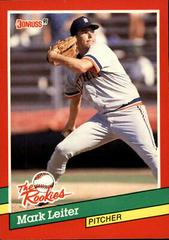 Mark Leiter Baseball Cards 1991 Donruss Rookies Prices