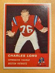 Charles Long #6 Football Cards 1963 Fleer Prices