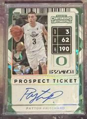 Payton Pritchard [Cracked Ice Autograph] Basketball Cards 2020 Panini Contenders Draft Picks Prices