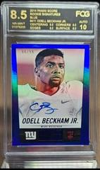 Odell Beckham Jr. [Autograph Blue] #411 Football Cards 2014 Panini Score Prices