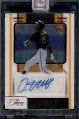 Oneil Cruz [Red] #DOA-OC Baseball Cards 2022 Panini Three and Two Day One Autographs Prices
