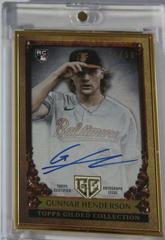 Gunnar Henderson Baseball Cards 2023 Topps Gilded Collection Gallery of Gold Autographs Prices