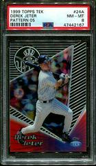 Derek Jeter [Pattern 05] #24A Baseball Cards 1999 Topps Tek Prices