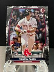 Triston Casas [Black] #2 Baseball Cards 2023 Bowman Prices