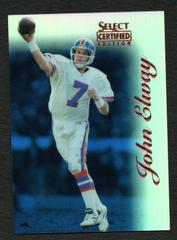 John Elway [Mirror Blue] #69 Football Cards 1996 Select Certified Prices