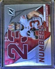Christian McCaffrey [Silver] #BN-CM Football Cards 2022 Panini Zenith Behind the Numbers Prices