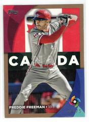 Freddie Freeman [Gold] Baseball Cards 2023 Topps World Classic Stars Prices
