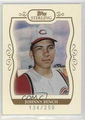 Johnny Bench #22 Baseball Cards 2008 Topps Sterling Prices