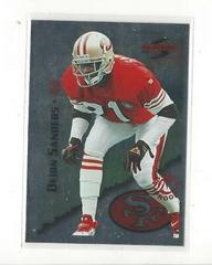 Deion Sanders [Red Siege Artist's Proofs] #9 Football Cards 1995 Panini Score Prices