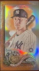 Aaron Judge [Mini Orange] #11 Baseball Cards 2022 Topps Allen & Ginter Chrome Prices