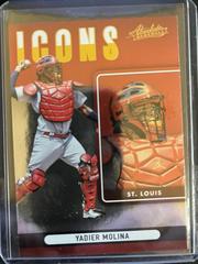 Yadier Molina [Retail Lava] #I-12 Baseball Cards 2022 Panini Absolute Icons Prices