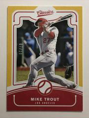 Mike Trout [Gold] Baseball Cards 2021 Panini Chronicles Classics Prices