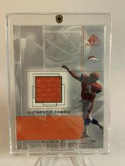 John Elway Football Cards 2001 SP Game Used Authentic Fabric Prices