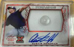 Austin Hendrick [Red] #PA-AH1 Baseball Cards 2020 Leaf Trinity Patch Autographs Prices
