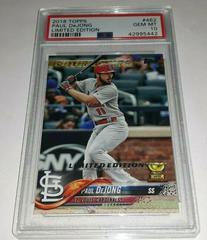 Paul DeJong Baseball Cards 2018 Topps Limited Edition Prices
