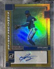 Otto Lopez [Gold] #SS-OL Baseball Cards 2022 Panini Donruss Signature Series Prices