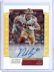 Nick Bosa [Signature Gold Zone] Football Cards 2019 Panini Chronicles Score Prices