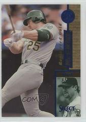 Mark McGwire [Registered Gold] Baseball Cards 1997 Select Prices