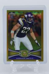 Harrison Smith [Gold Refractor] #77 Football Cards 2012 Topps Chrome Prices