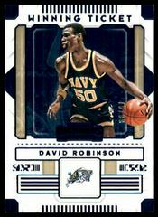 David Robinson [Blue] #38 Basketball Cards 2020 Panini Contenders Draft Picks Winning Tickets Prices