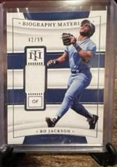 Bo Jackson #BIO-BJ Baseball Cards 2022 Panini National Treasures Biography Materials Prices