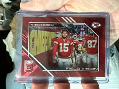 Patrick Mahomes II [Red] Football Cards 2023 Panini Donruss Elite Field Vision Prices