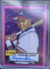 Andruw Jones [Pink] Baseball Cards 2021 Topps Chrome Platinum Anniversary Autographs Prices
