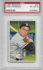 Earl Torgeson #72 Baseball Cards 1952 Bowman Prices