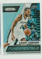 Kawhi Leonard [Silver Prizm] #37 Basketball Cards 2017 Panini Prizm Fundamentals Prices