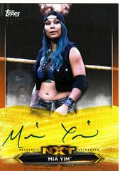 Mia Yim [Bronze] Wrestling Cards 2020 Topps WWE NXT Roster Autographs Prices