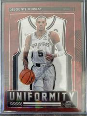 Dejounte Murray [Red Ice] #23 Basketball Cards 2021 Panini Contenders Optic Uniformity Prices