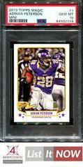 Adrian Peterson [Mini] #1 Football Cards 2013 Topps Magic Prices