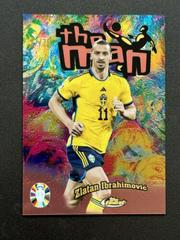 Zlatan Ibrahimovic [Rose Gold Refractor] #TM-ZI Soccer Cards 2023 Topps Finest Road To UEFA EURO The Man Prices