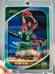 Jayson Tatum [Teal] Basketball Cards 2020 Panini Absolute Memorabilia Prices