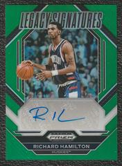 Richard Hamilton [Green] #LS-RHM Basketball Cards 2023 Panini Prizm Draft Picks Legacy Signatures Prices