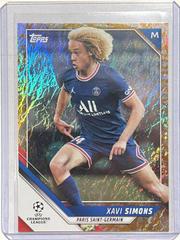 Xavi Simons [Year of the Tiger] Soccer Cards 2021 Topps UEFA Champions League Jade Prices