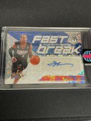 Allen Iverson Basketball Cards 2019 Panini Mosaic Autographs Fast Break Prices