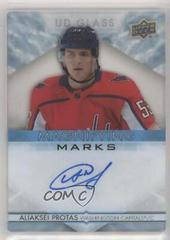 Aliaksei Protas #MM-AP Hockey Cards 2021 Upper Deck Ovation UD Glass Magnifying Marks Autographs Prices
