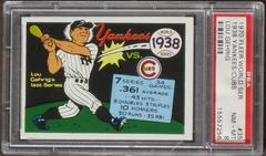 1938 Yankees, Cubs [Lou Gehrig] #35 Baseball Cards 1970 Fleer World Series Prices