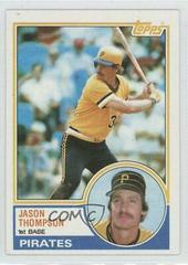 Jason Thompson Baseball Cards 1983 Topps Prices