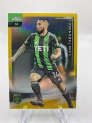 Diego Fagundez [Gold Refractor] Soccer Cards 2021 Topps Chrome MLS Prices