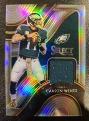 Carson Wentz [Prizm] Football Cards 2020 Panini Select Swatches Prices