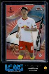 Hee Chan Hwang [Red Refractor] #79 Soccer Cards 2020 Topps Finest UEFA Champions League Prices