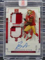 Brandon Aiyuk [Helmet, Patch Autograph Nameplate] #119 Football Cards 2020 Panini Impeccable Prices